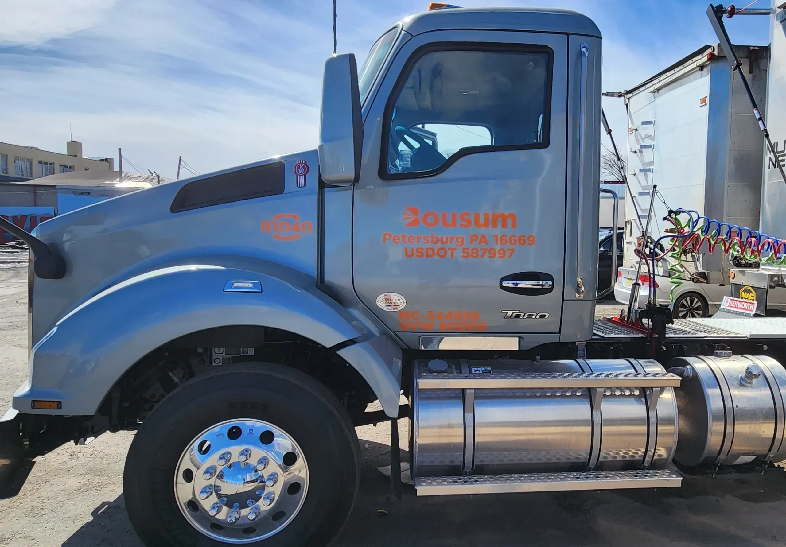 Bousum Kenworth T880 Cab Detail at Terminal Shop